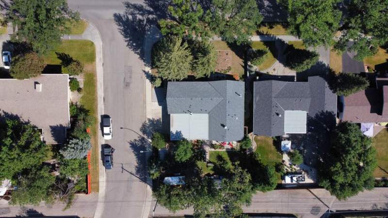 Overhead shot